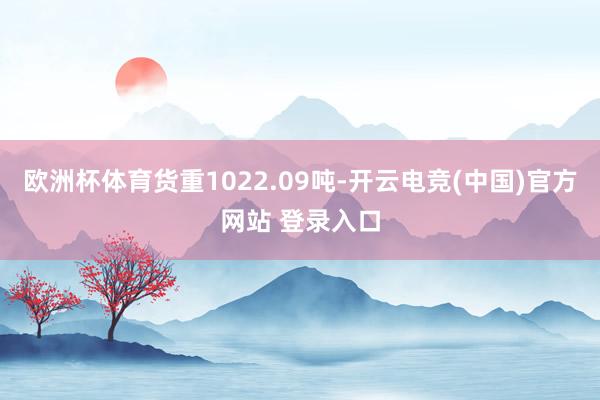 欧洲杯体育货重1022.09吨-开云电竞(中国)官方网站 登录入口