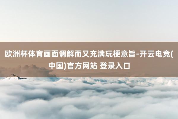 欧洲杯体育画面调解而又充满玩梗意旨-开云电竞(中国)官方网站 登录入口